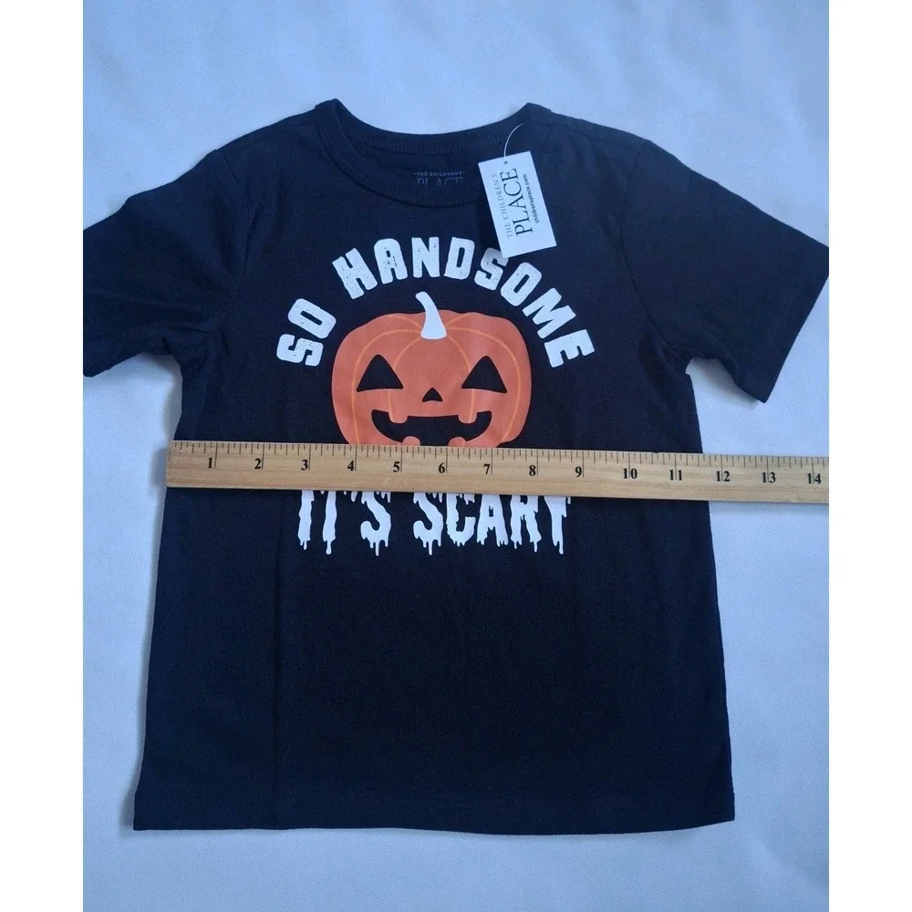 The Children's Place Halloween T-shirt Kids ‎ black 3T